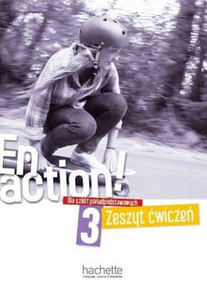 En Action! 3 Ćwiczenia + audio online. Autor: Celine Himber, Fabienne Gallon. SmakLiter.pl Okładka książki En Action! 3 Ćwiczenia + audio online