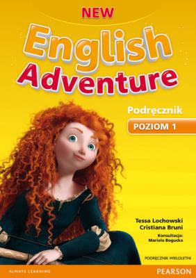 English Adventure New 1 SB + DVD PEARSON. Autor: Tessa Lochowski, Bruni Cristiana. SmakLiter.pl Okładka książki English Adventure New 1 SB + DVD PEARSON