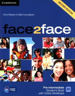 face2face pre Intermediate Student's Book  with Online Workbook. Autor: Redstone Chris, Cunningham Gillie. SmakLiter.pl Okładka książki face2face pre Intermediate Student's Book  with Online Workbook