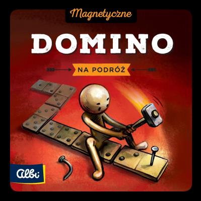 Gra magnetyczna Domino. Wydawca: Albi. SmakLiter.pl Opakowanie Gra magnetyczna Domino