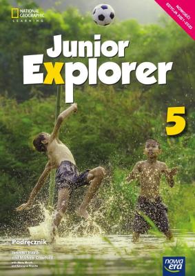 Okładka książki Język angielski Junior Explorer podręcznik dla klasy 5 szkoły podstawowej EDYCJA 2021-2023