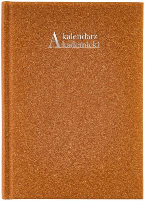 Okładka książki Kalendarz 2021/2022 akademicki A5 tygodniowy NATURA brąz