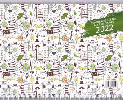 Opakowanie Kalendarz 2022 tygodniowy leżący na podstawce