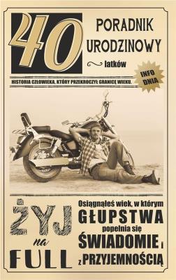 Opakowanie Karnet 40 Urodziny AB U10