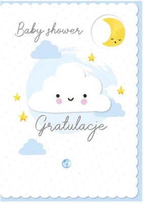 Opakowanie Karnet B6 DK-835 Baby shower (niebieski)