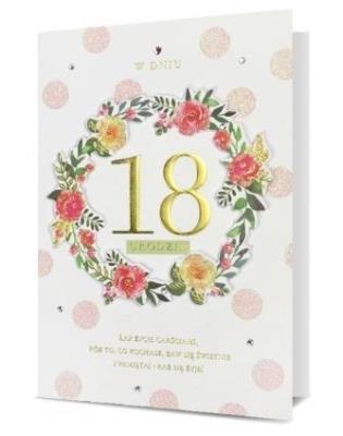 Opakowanie Karnet B6 Osiemnastka HM200-2285