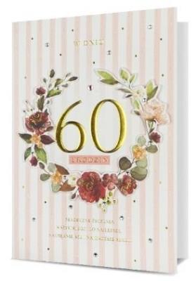 Opakowanie Karnet B6 Urodziny 60 HM200-2290
