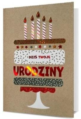 Opakowanie Karnet B6 Urodziny HM200-2217