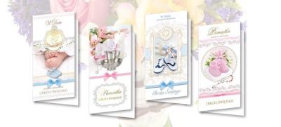 Okładka książki Karnet DL De Lux. Złocony Chrzest MIX (10szt.)