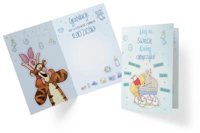 Opakowanie Karnet DS-040 Narodziny chłopiec