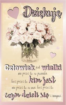 Opakowanie Karnet dziękuje AB MIX U21