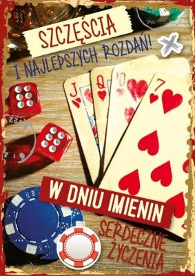 Opakowanie Karnet Imieniny GM-585