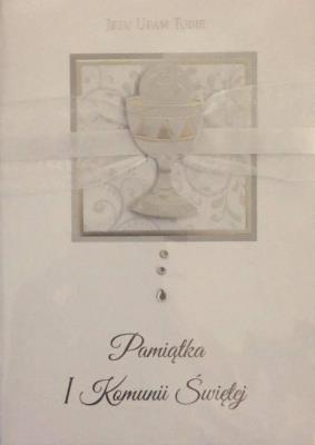 Opakowanie Karnet Komunia Premium B6 + koperta wzór nr 002