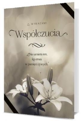 Opakowanie Karnet Kondolencje K. B6-1888