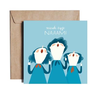 Opakowanie Karnet kw Niech żyje nam OP19