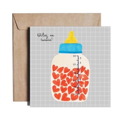 Opakowanie Karnet kw Witaj na świecie DS18