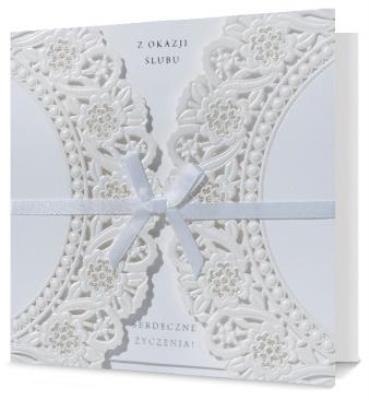 Opakowanie Karnet kwadratowy Ślub KL HM100-1018