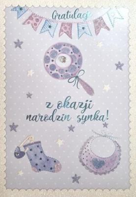 Opakowanie Karnet Narodziny GM-712