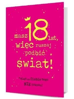 Opakowanie Karnet Osiemnastka K. B6-1890