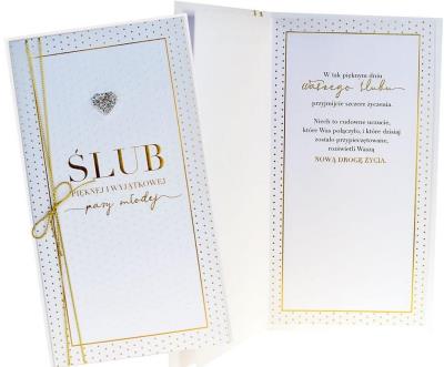 Opakowanie Karnet PM-184 Ślub