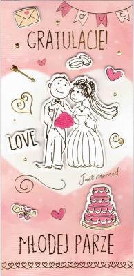 Opakowanie Karnet Ślub DL-086