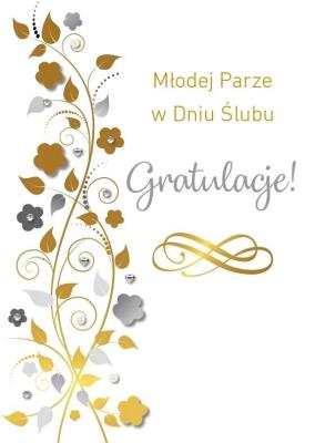Opakowanie Karnet Ślub GM-745