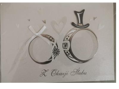 Opakowanie Karnet ślubny B6 Premium 34 + koperta