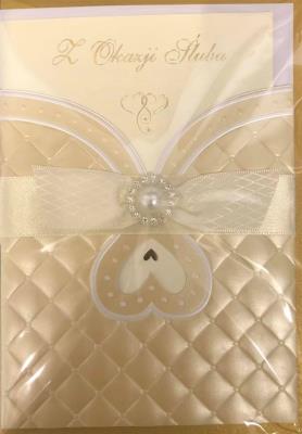 Opakowanie Karnet ślubny B6 Premium 46 + koperta