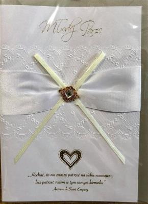 Opakowanie Karnet ślubny B6 Premium 49 + koperta