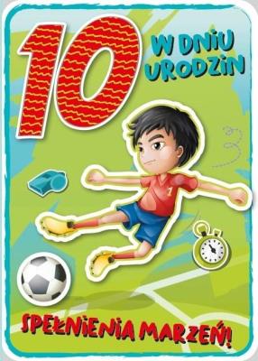 Opakowanie Karnet Urodziny 10 GM-701