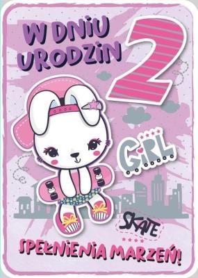 Opakowanie Karnet Urodziny 2 GM-684