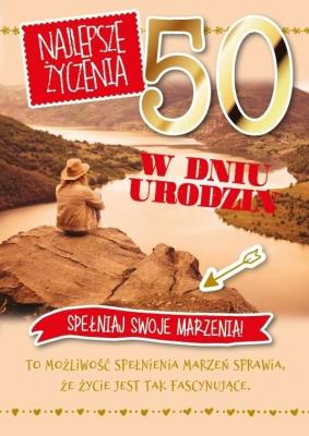 Opakowanie Karnet Urodziny 50 GM-651