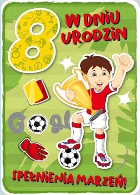 Opakowanie Karnet Urodziny 8 GM-697