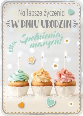 Opakowanie Karnet Urodziny GM-663