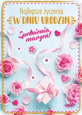 Opakowanie Karnet Urodziny GM-666