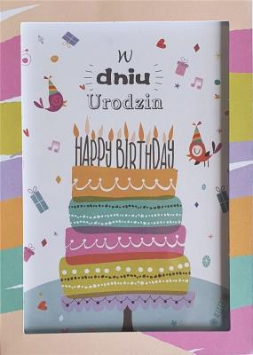 Opakowanie Karnet Urodziny KP-81