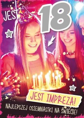 Opakowanie Karnet Urodziny Osiemnastka GM-588