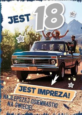 Opakowanie Karnet Urodziny Osiemnastka GM-589