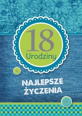 Opakowanie Karnet Urodziny Osiemnastka GM-592