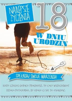 Opakowanie Karnet Urodziny Osiemnastka GM-643