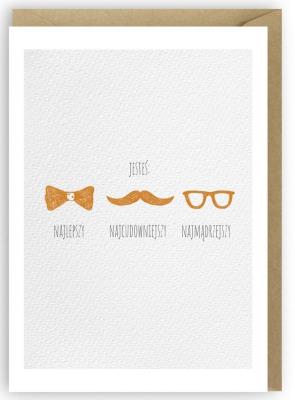 Opakowanie Kartka Jesteś najlepszy, najmądrzejszy K057