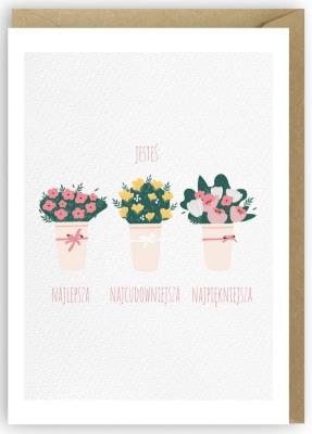 Opakowanie Kartka na Dzień Babci, eko koperta K055