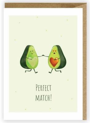Opakowanie Kartka okolicznościowa Awokado, eko koperta K035