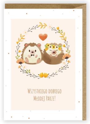 Opakowanie Kartka okolicznościowa, eko koperta Ślub K009