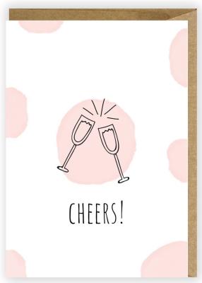 Opakowanie Kartka okolicznościowa Kieliszki, eko koperta K041