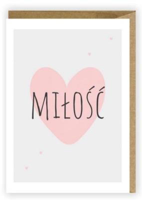Opakowanie Kartka okolicznościowa Miłość, eko koperta K030