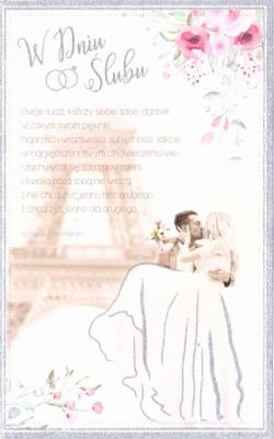 Opakowanie Kartka okolicznościowa Ślub S21