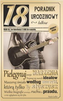 Opakowanie Kartka okolicznościowa Urodziny 18 U16
