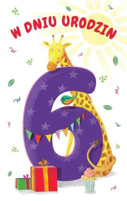 Opakowanie Kartka okolicznościowa Urodziny 6 C06