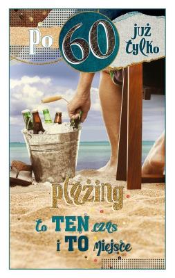 Opakowanie Kartka okolicznościowa Urodziny 60 DH08